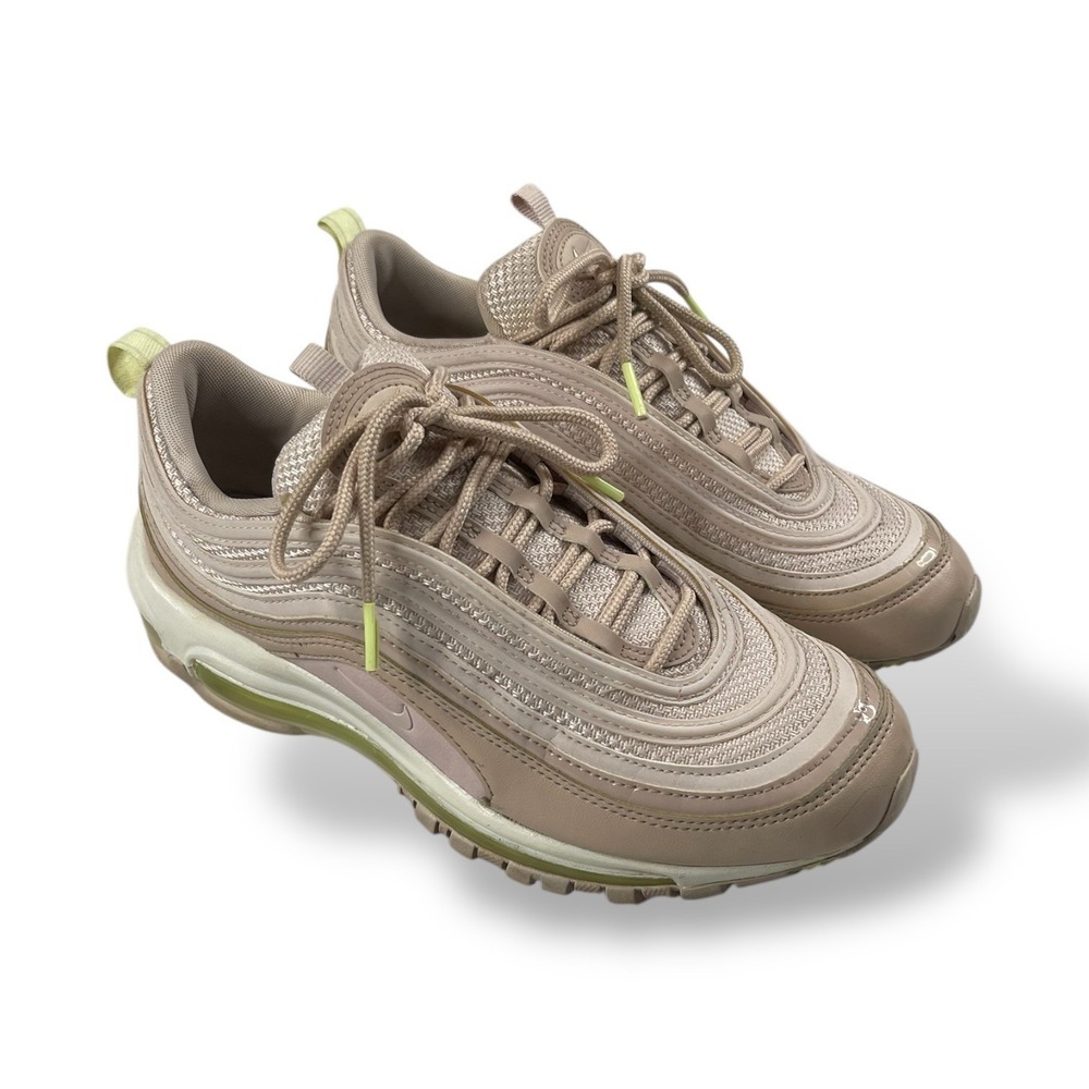 Nike Air Max 97 Women's 8.5 Barely Rose Volt Colorway No Box Gently Used